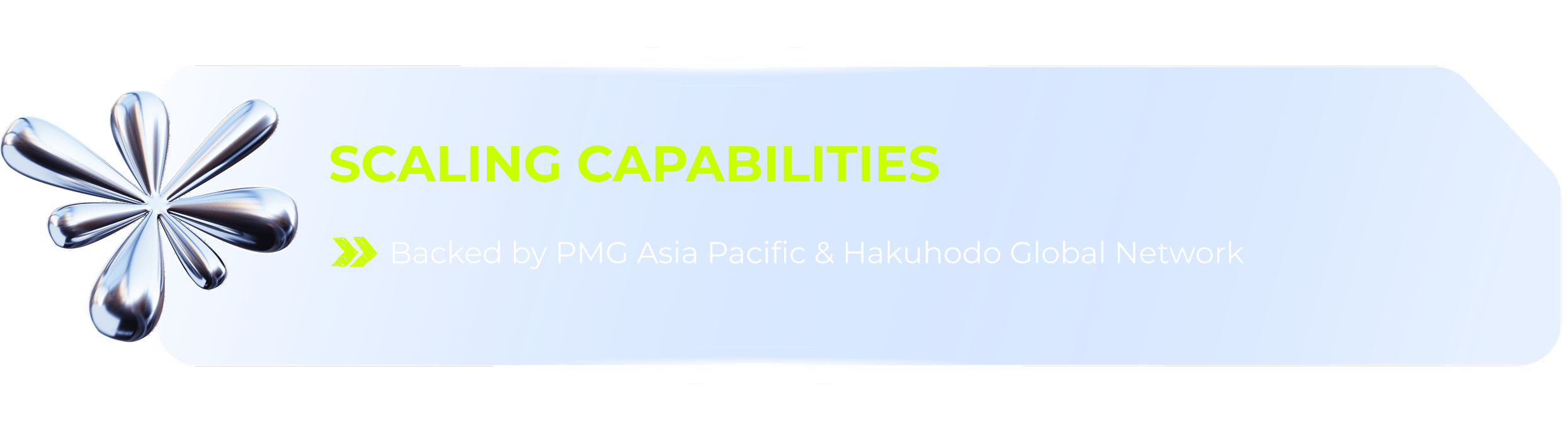 Scaling Capabilities